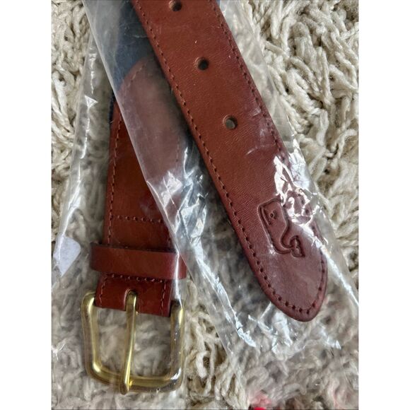 NWT Vineyard Vines American Flags Canvas Club Belt Mens 40 - Picture 2 of 11